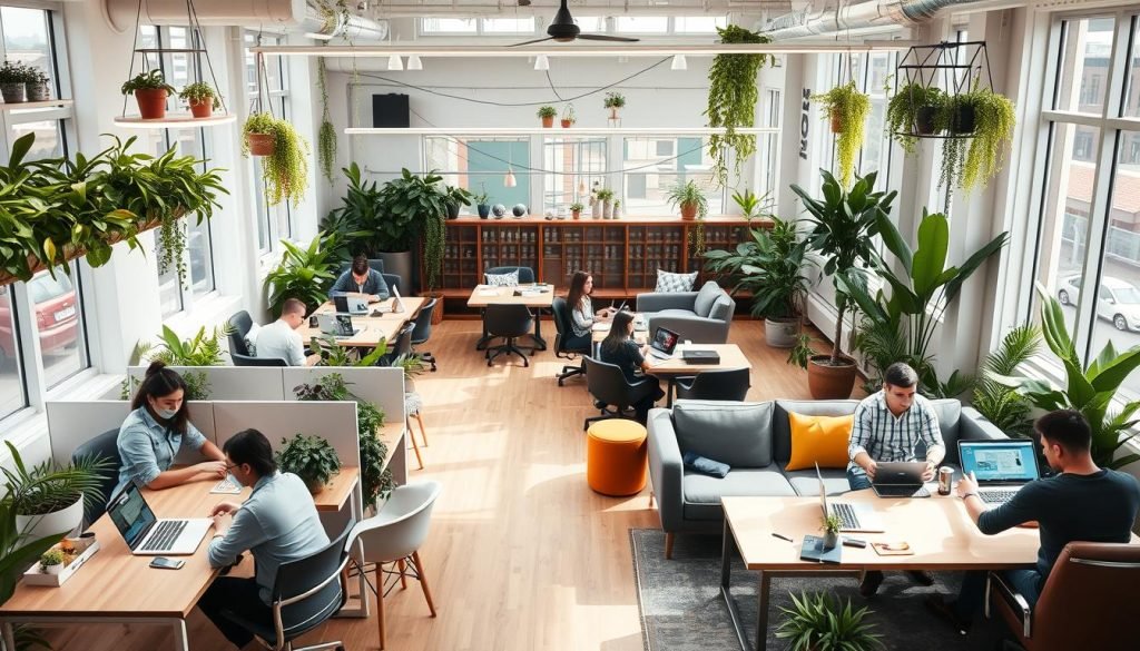 coworking spaces