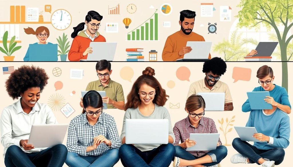 online learner demographics