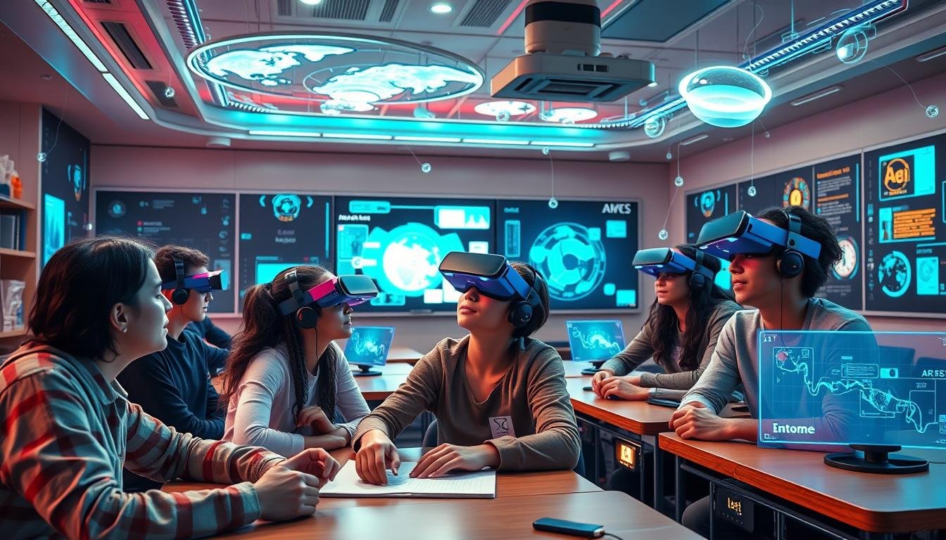 statistics on AI VR adoption in education