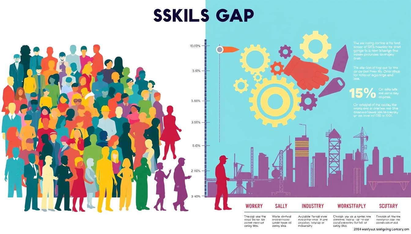 statistics on skills gap in key industries