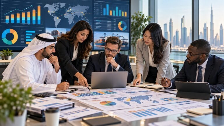Procurement professionals reviewing spend and supplier information for sourcing decisions
