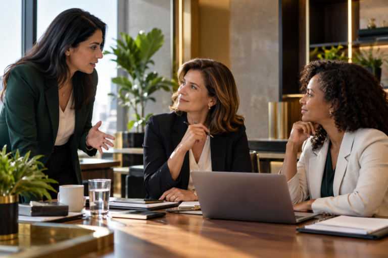 HR leaders designing a structured returnship and career re-entry programme for women