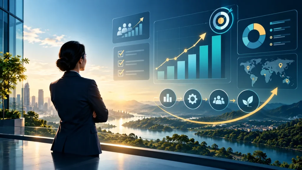 Professional studies progress measures and a structured route toward goals