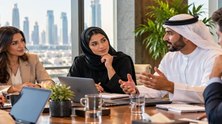 Manager and colleague discussing how to handle a difficult workplace message