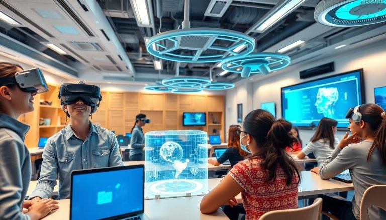 إحصائيات حول اعتماد الذكاء الاصطناعي والواقع الافتراضي في التعليم