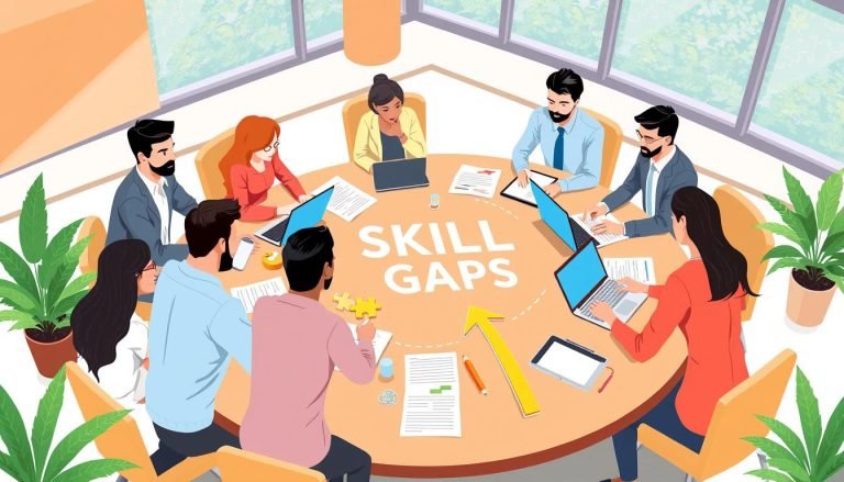 كيف يمكن للمؤسسات تحديد فجوات المهارات وتطوير برامج تدريبية مناسبة لسدها؟
