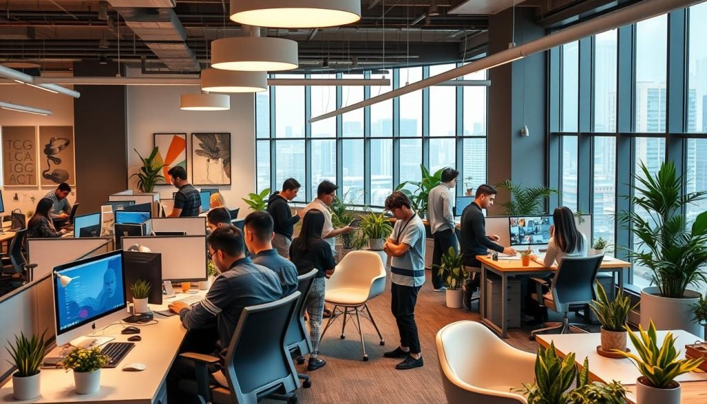 استراتيجيات بيئة العمل