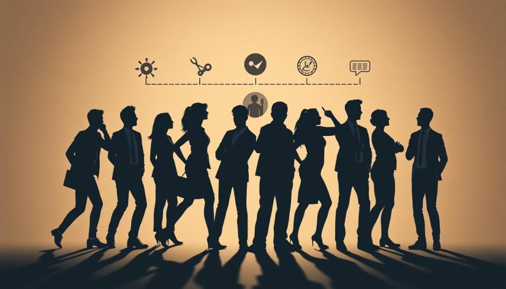 مراحل تكوين فريق العمل