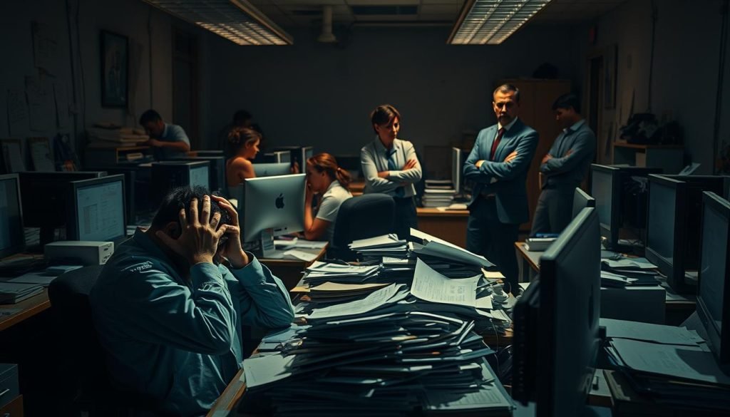 مُشكِلَة في بيئة العمل