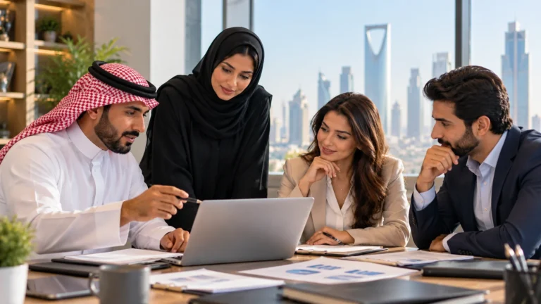 مدير جديد يراجع الخطط والأولويات مع فريقه