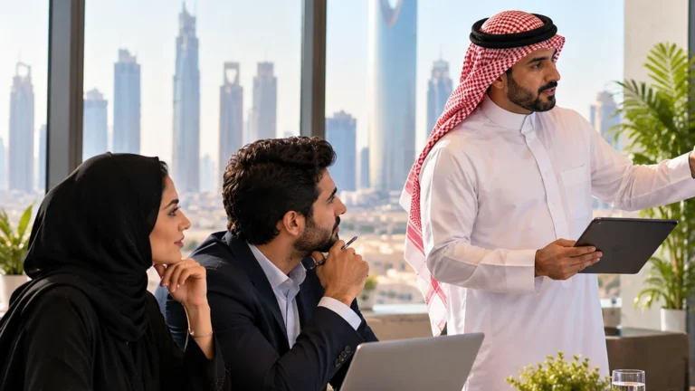 مختصون في الموارد البشرية يشاركون في جلسة تدريب مهنية