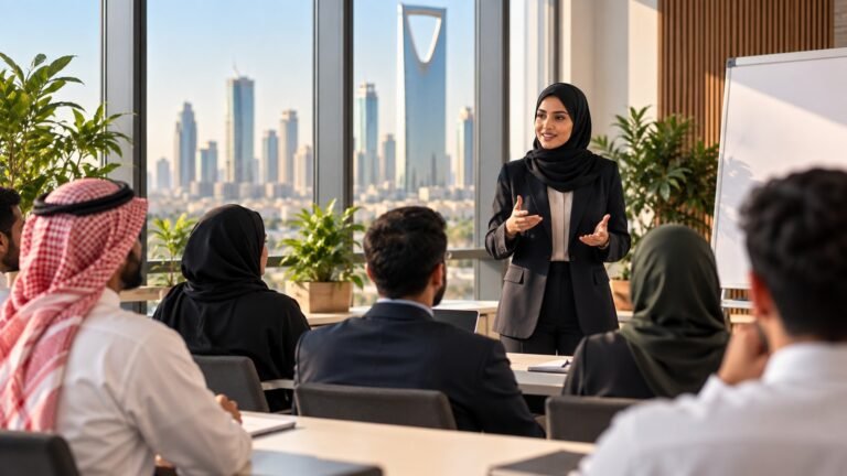 مشاركون في برنامج تدريبي عملي لتطوير مهارات التواصل المهني